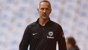 Steht nach der verspielten Champions-League-Quali am Pranger: Der scheidende Frankfurt-Trainer Adi Hütter.