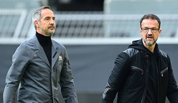 Adi Hütter und Fredi Bobic verlassen Eintracht Frankfurt am Saisonende.