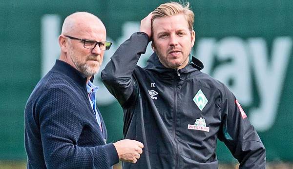Thomas Schaaf (li.) übernimmt das Trainerammt von Florian Kohfeldt (re.) für das Saisonfinale.