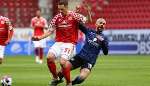 Platz 27: Dominik Kohr (Eintracht Frankfurt/FSV Mainz 05) - 39 von 61 Tackles gewonnen (66,1 Prozent)
