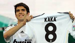 2009 wurde Kaka bei Spaniens Rekordmeister Real Madrid vorgestellt.