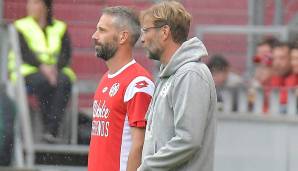 Jürgen Klopp und Marco Rose kennen sich aus gemeinsamen Mainzer Zeiten.