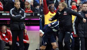 Für den damaligen Bayern-Coach Klinsmann (l.) war es ein weiterer Rückschlag, für Uli Hoeneß' Intimfeind Daum (r.) ein großer Triumph. SPOX blickt auf die damaligen Aufstellungen.