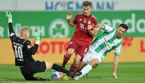 Platz 2: FC Bayern München | 7 Prozent der Spielzeit in Rückstand | 54 Prozent in Führung