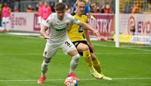 Platz 17: FC Augsburg | 46 Prozent der Spielzeit in Rückstand | 2 Prozent in Führung