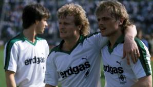 Platz 3 - BORUSSIA MÖNCHENGLADBACH: 91 Treffer in 34 Spielen (1984)