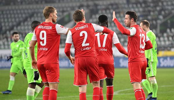 The Effzeh won 3-2 in Wolfsburg during the week.