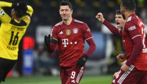 Robert Lewandowski schnürte beim 3:2-Sieg beim BVB einen Doppelpack und traf zum achten Mal mehrfach gegen Dortmund. Als erster Spieler in der Bundesliga gelangen dem Bayern-Torjäger damit acht Mehrfachpacks gegen ein einzelnes Team.