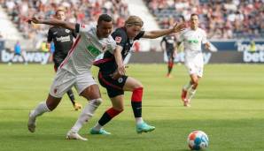 In der Hinrunde gab es zwischen dem FC Augsburg (weiß) und Eintracht Frankfurt keinen Sieger.