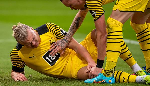 Borussia Dortmund hat immer noch keine Klarheit über die Schwere der Verletzung von Stürmerstar Erling Haaland.
