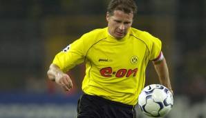 PLATZ 2: Stefan Reuter mit rund 14 Prozent der abgegebenen Stimmen. Reuter spielte von 1992 bis 2004 beim BVB, war von 1997 bis 2003 Kapitän der Mannschaft.