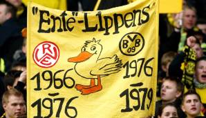 WILLI "ENTE" LIPPENS: Kam 1976 von Rot-Weiss Essen und wechselte 1979 zu Dallas Tornado. In 74 Spielen für den BVB erzielte Lippens 16 Tore. Mit 79 Toren in 172 Bundesligaspielen ist Lippens RWE-Rekordspieler.