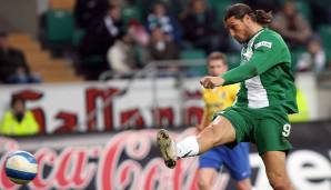 Platz 9: Diego Klimowicz (VfL Wolfsburg, Borussia Dortmund, VfL Bochum) - 70 Tore in 213 Spielen.