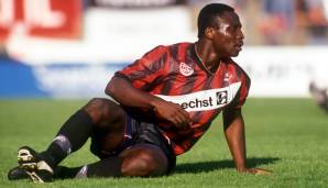 ANTHONY YEBOAH - im Verein von 1990 bis 1995 - 156 Pflichtspiele, 89 Tore: Der Ghanaer kam aus Saarbrücken an den Main. Yeboah überzeugte mit seiner unnachahmlichen Mischung aus Tempo und körperlicher Wucht.