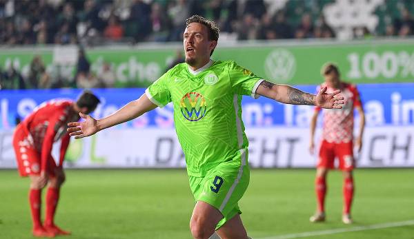 Max Kruse gelang gegen Mainz ein Dreierpack für den VfL Wolfsburg.