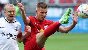 Dani Olmo musste beim Leipziger Gastspiel in Frankfurt am Samstag schon in Halbzeit eins wegen einer Verletzung ausgewechselt werden.
