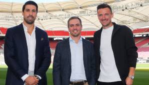 Philipp Lahm, Sami Khedira und Christian Gentner haben mit dem VfB viel vor.