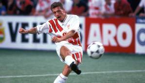 THOMAS STRUNZ: Saison 1995/96 vom VfB Stuttgart zum FC Bayern - 2,5 Millionen Euro ließen sich die Münchner die Rückholaktion des Defensivmanns kosten, nachdem er den Verein erst 1992 in Richtung der Schwaben verlassen hatte.
