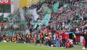4. Platz: Werder Bremen - durchschnittlich 5.520 Gästefans