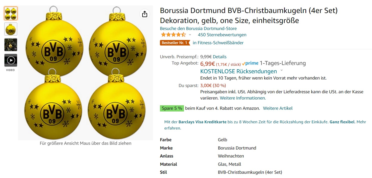 Borussia Dortmund, BVB, Black Friday, offers, deals, bargains