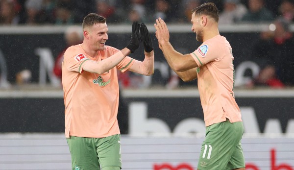 Marvin Ducksch (links) und Niclas Füllkrug sind das brandgefährliche Sturmduo von Werder Bremen.