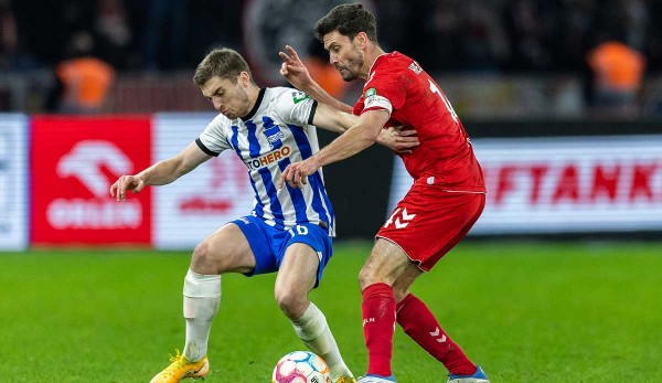 Hertha won the duel in the first half of the season 2-0.