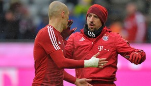Arjen Robben und Franck Ribery könnten bald wieder zusammen stürmen