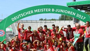 Die U17 B-Junioren des FC Bayern konnten zum fünften Mal die Meisterschaft sichern
