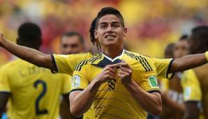 James Rodriguez vom FC Bayern München wird verletzt für Kolumbien auflaufen