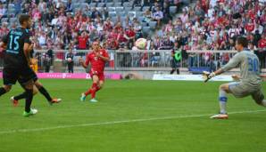 Drei Tage nach der legendären 1:3-Pleite in der Königsklasse gegen BATE Borrisow stellen die Bayern in der Liga den Startrekord ein. Franck Ribery steuert beide Tore zum 2:0 über Hoffenheim bei
