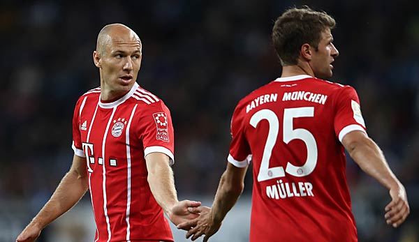 Arjen Robben sorgt sich um die Verletzung von Thomas Müller