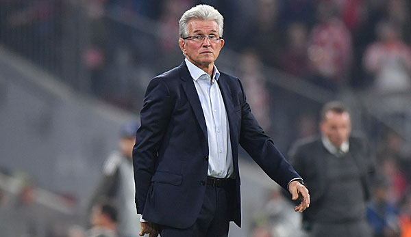 Jupp Heynckes an der Seitenlinie als Trainer des FC Bayern