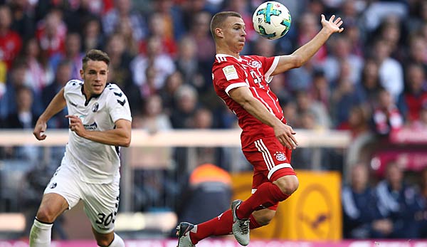 Joshua Kimmich gelang gegen Freiburg sein erstes Saisontor in der Bundesliga