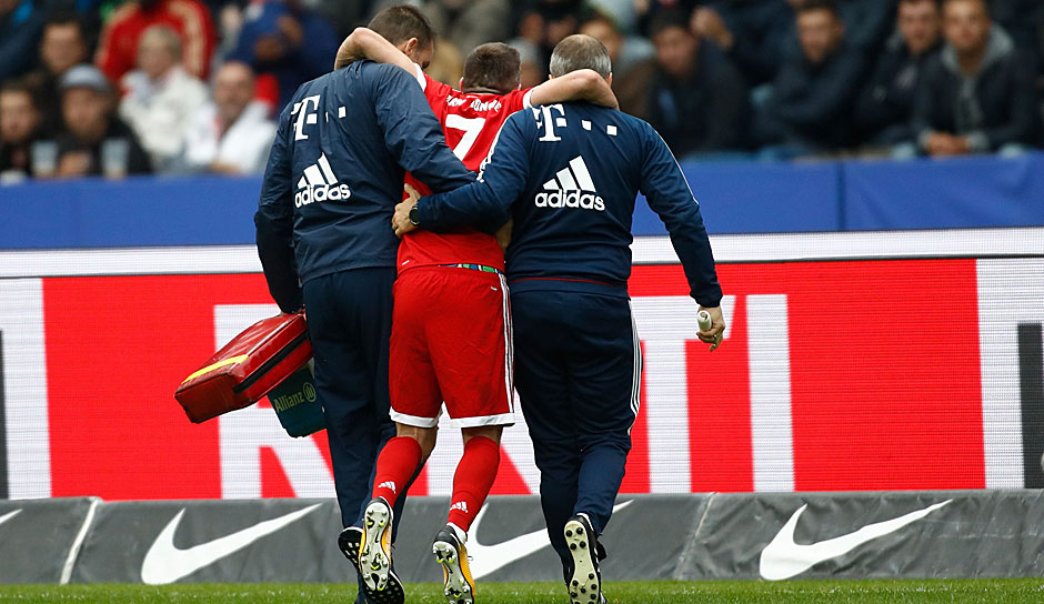 1. Oktober 2017: In Berlin zieht sich Franck Ribery mal wieder eine Verletzung zu: Es ist ein Außenbandriss im Knie, eine längere Pause droh. SPOX wirft einen Blick in die leider umfangreiche Krankenakte des Bayern-Superstars