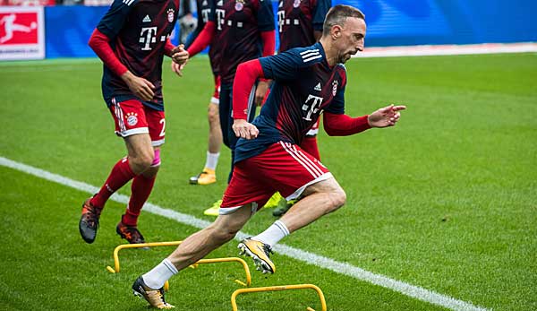 Franck Ribery darf auf sein baldiges Comeback hoffen