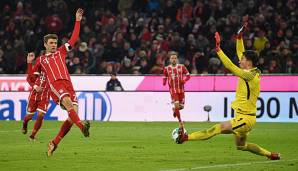 Thomas Müller hat gegen Werder Bremen sein 100. Tor für den FC Bayern erzielt.