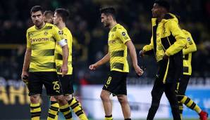 Platz 16: Borussia Dortmund (2 S, 5 U, 5 N) - 11 Punkte.