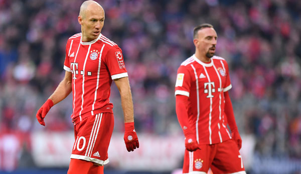 Arjen Robben und Franck Ribery spielen beim FC Bayern München.