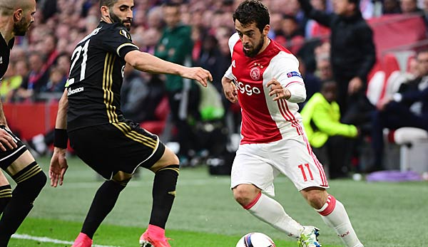 Amin Younes läuft auch in der Rückrunde weiter für Ajax Amsterdam auf.