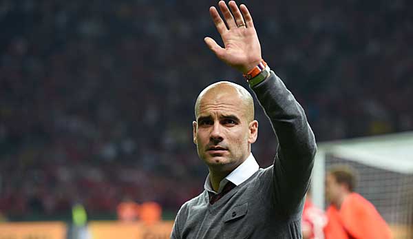 Pep Guardiola wurde mit dem FC Bayern drei Mal deutscher Meister.