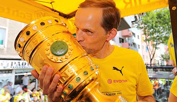 Thomas Tuchel hat mit dem BVB den DFB-Pokal gewonnen.