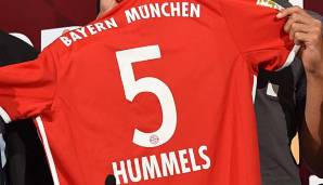 Mats Hummels trägt seit 2016 beim FC Bayern das Trikot mit der Nummer 5.