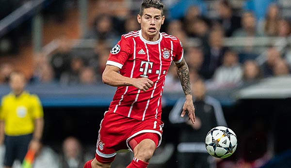 James spielt auf Leihbasis beim FC Bayern München.