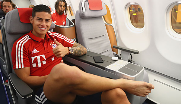 James Rodriguez ist beim FC Bayern München aktiv.