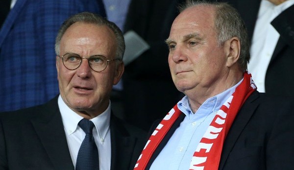 Karl-Heinz Rummenigge und Uli Hoeneß vom FC Bayern München gehen gegen den DFB vor.