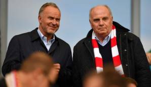Karl-Heinz Rummenigge und Uli Hoeneß vom FC Bayern München sorgten für Aufsehen.