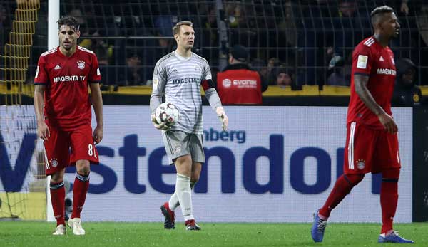 Die Stars des FC Bayern waren nach der Pleite gegen den BVB bedient.