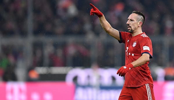 Franck Riberys Vertrag beim FC Bayern läuft 2019 aus - er bewirbt sich für eine Verlängerung.