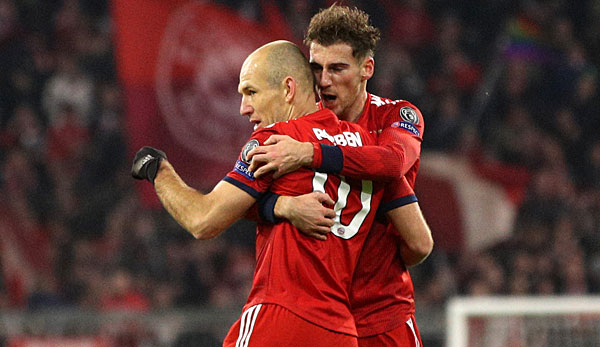Arjen Robben erzielte gegen Benfica zwei Treffer.