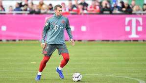 Manuel Neuer konnte bislang noch kein Torwart-Training absolvieren.